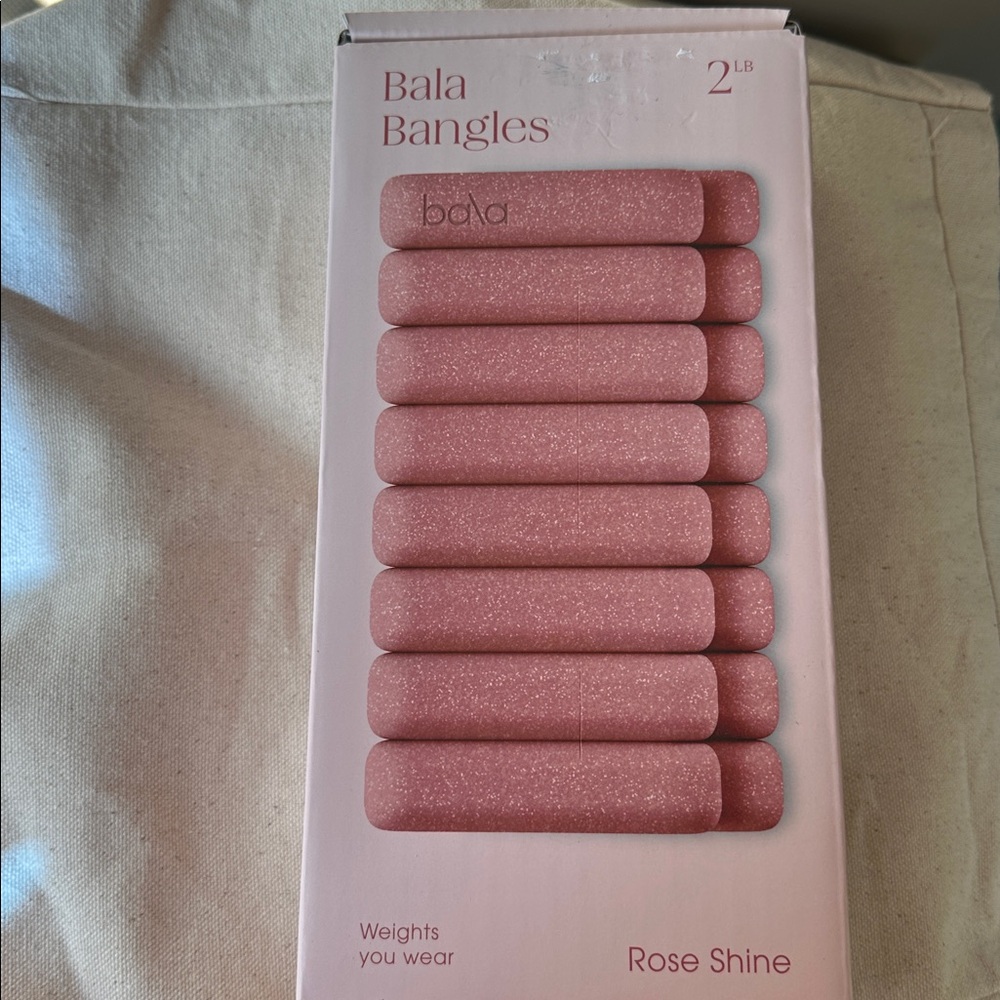 2 lb Bala Bangles Wearable Weights - Rose Shine color